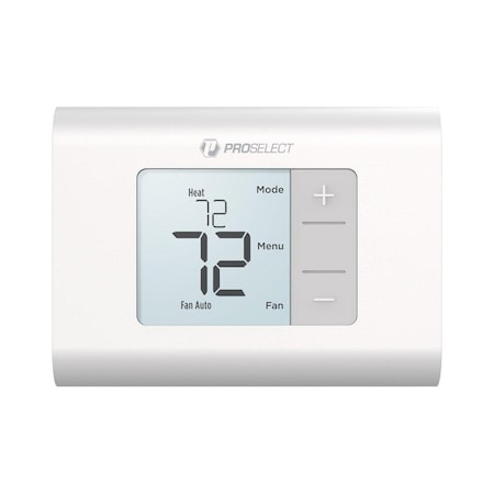 Proselect PSTSN 1H/1C Non-programmable Thermostat PSTSN11AWH